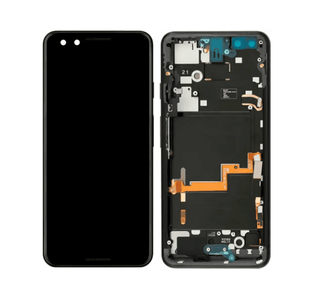 Google Pixel 3 LCD Assembly (incl. Frame) Black - (Refurbished)