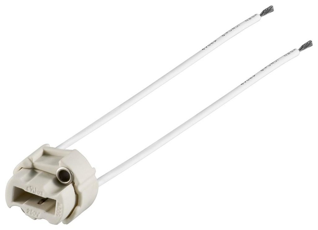 G9 Lamp Socket with Twin Cable
