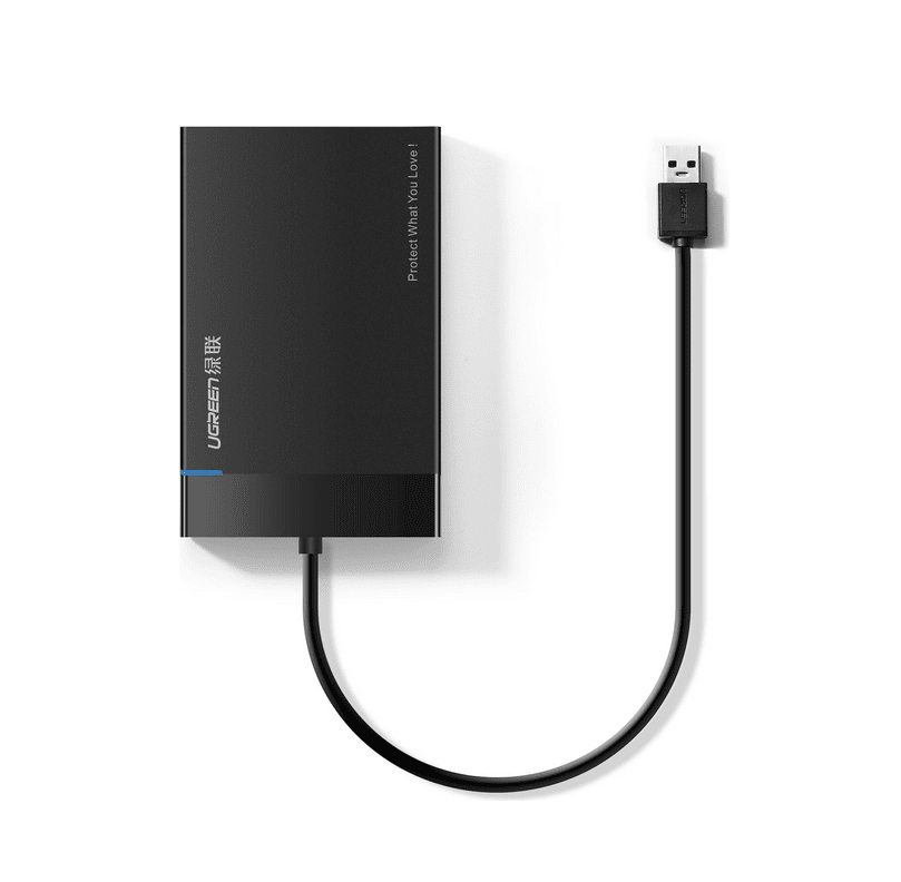 UGREEN USB 3.0 To 2.5" SATA Hard Driver Enclosure - Black