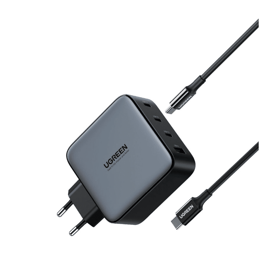 UGREEN 100W GaN Fast Charger with 100W USB-C Cable - Black