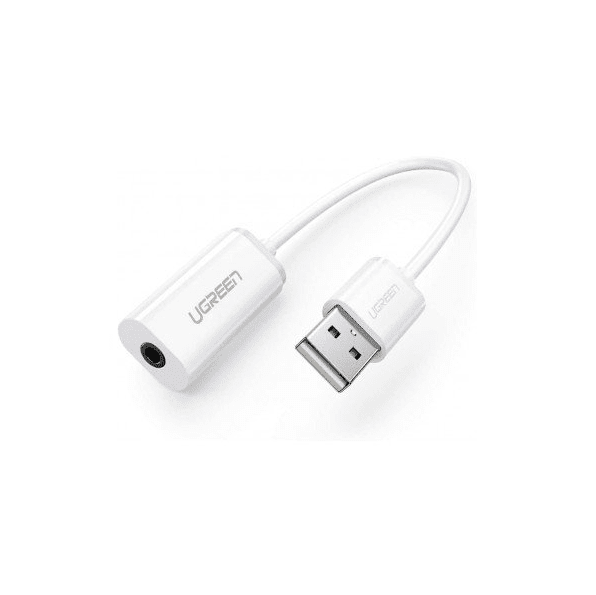 UGREEN USB External Stereo Sound Adapter - White