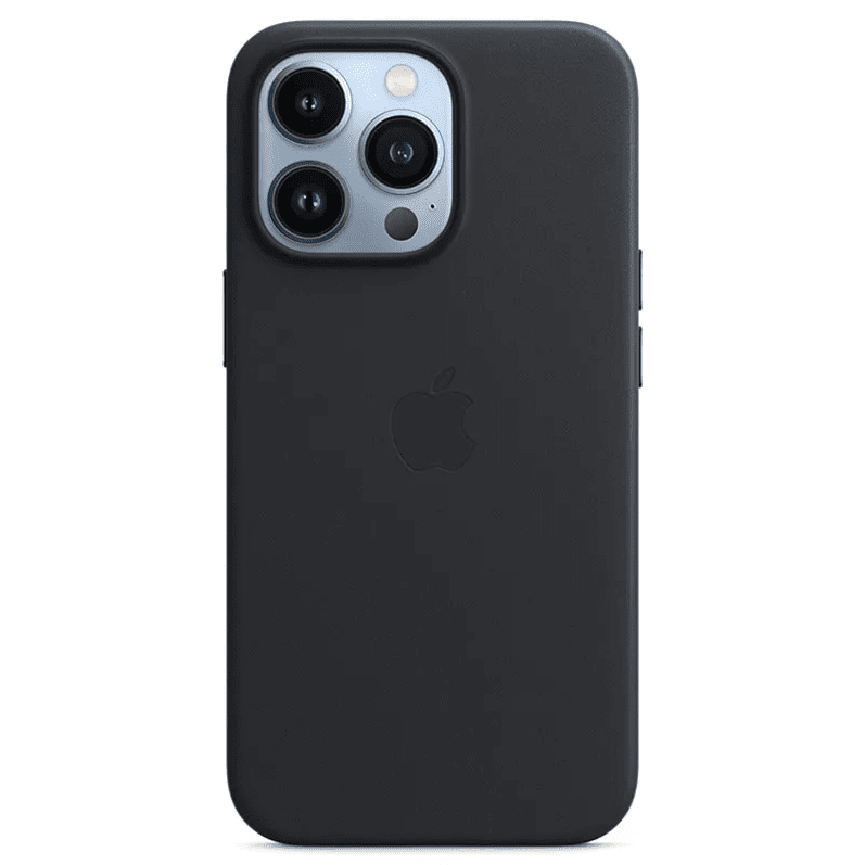 iPhone 13 Pro Apple Leather Case with MagSafe MM1H3ZM/A - Midnight