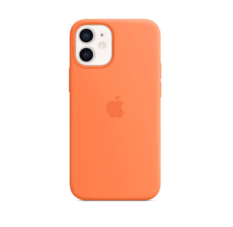 iPhone 12 Mini Apple Silicone Case with MagSafe MHKN3ZM/A - Kumquat