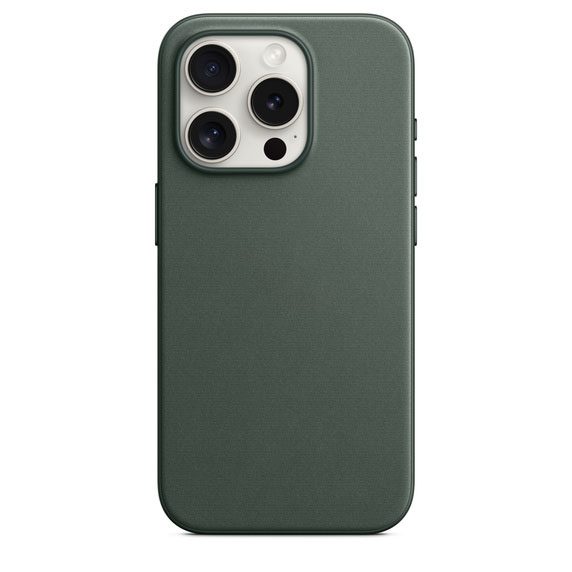 FineWove Case with MagSafe for iPhone 15 Pro – Green