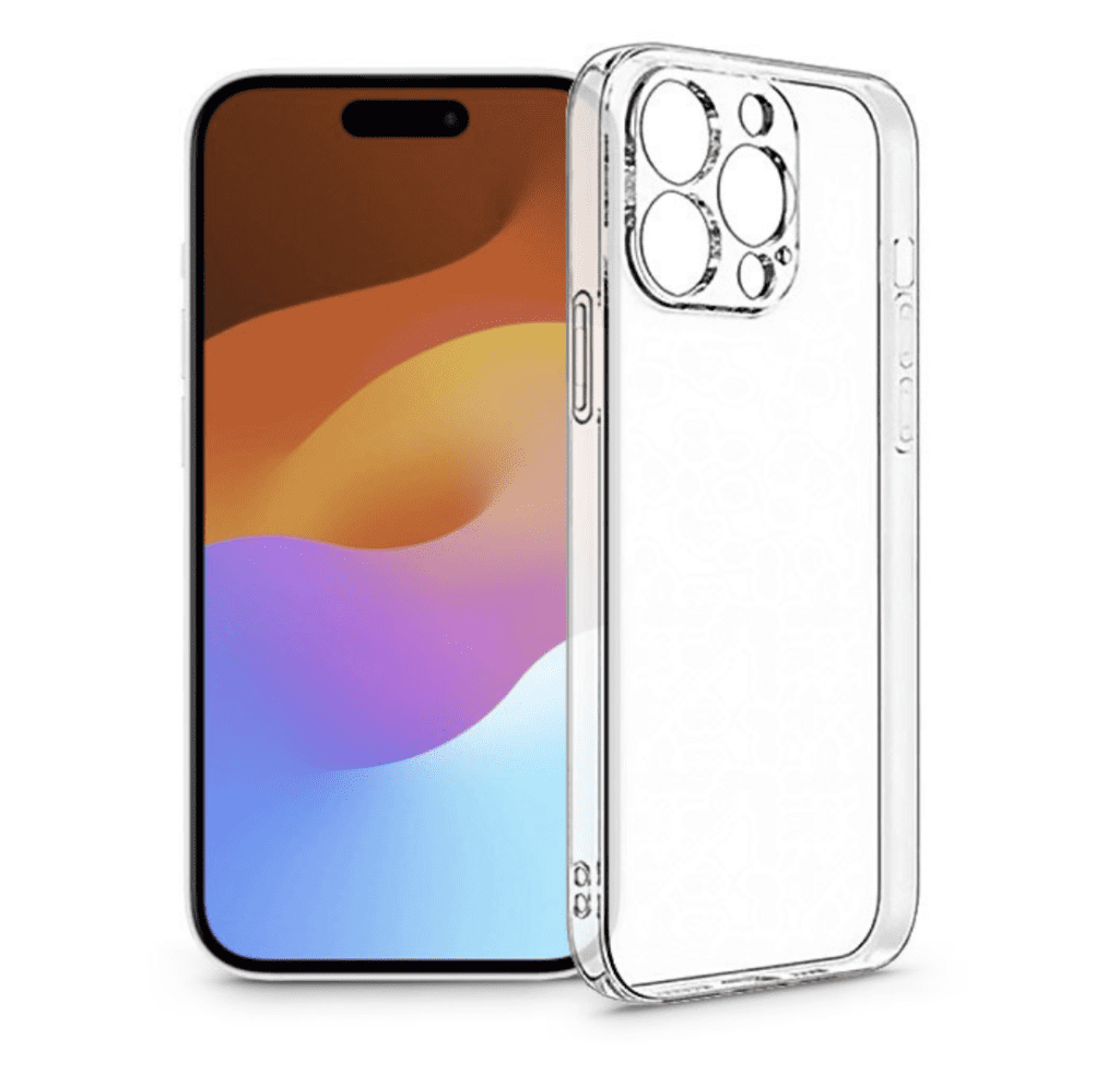 Transparent Hard Case for iPhone 15 Pro