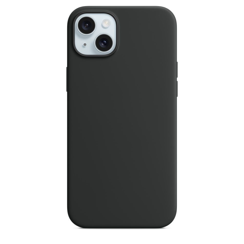 Silicone Case with MagSafe for iPhone 15 – Black