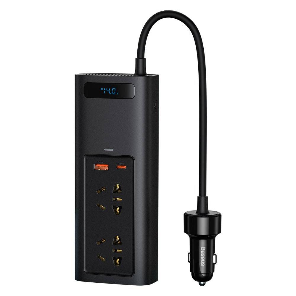 Baseus In-car Inverter 150W (220V CN/EU) - Black