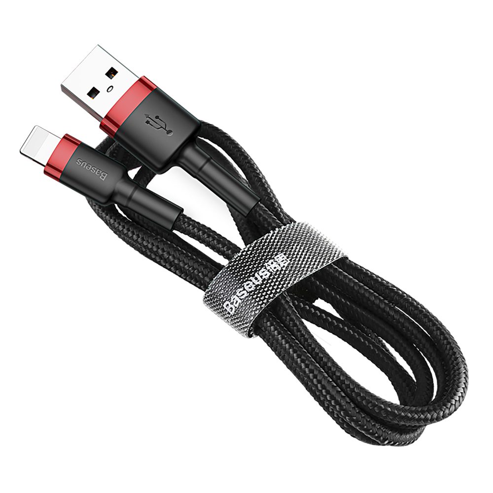 Baseus cafule Cable USB For iP 1.5A 2m Red+Black