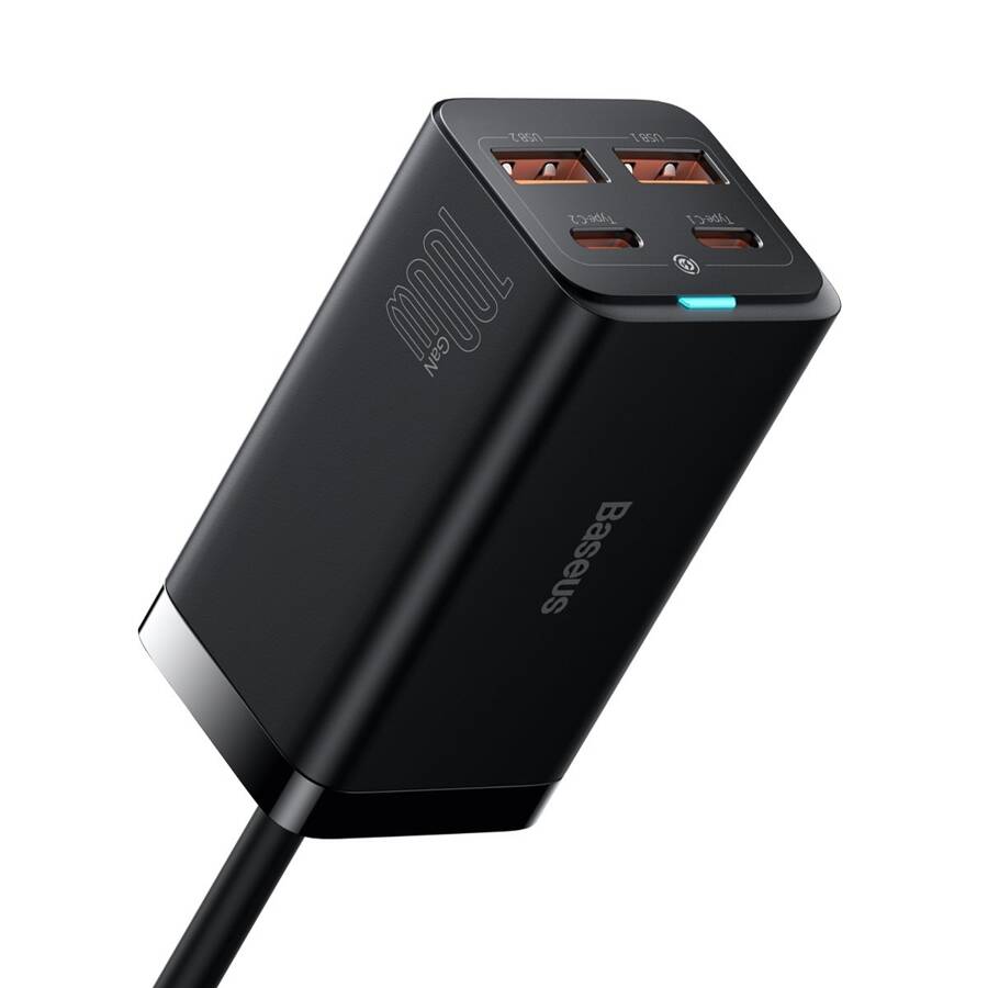 Baseus GaN3 Pro Desktop Fast Charger 2U+2C 100W EU Black