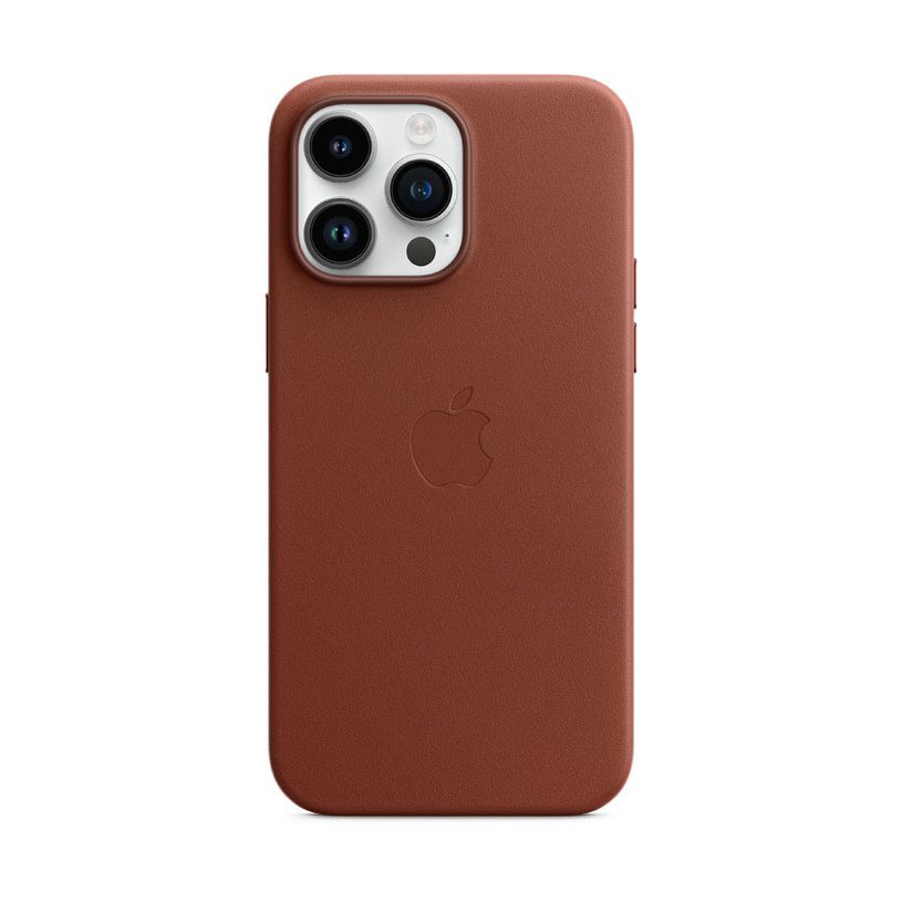 Apple Leather Case for MagSafe for iPhone 14 Pro Max - Umber