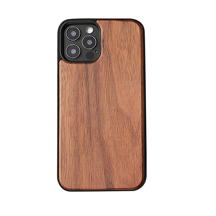Walnut Real Wooden Case for iPhone 15