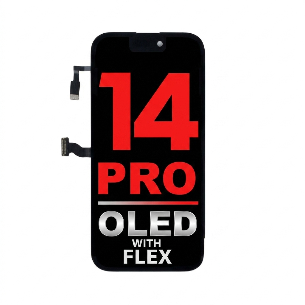 iPhone 14 Pro OLED Assembly with Sensor Flex (Diagnosable)
