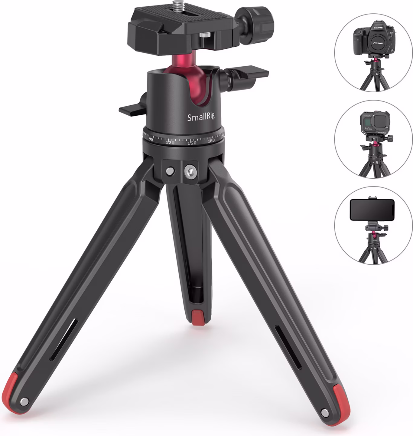 SmallRig Tabletop Mini Tripod mit Panoramic Ball Head